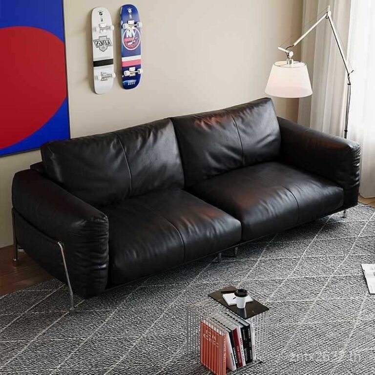 ห้องนั่งเล่นฝรั่งเศส Baohaus น้ามันในครัวเรือนอินไลน์ Retro สไตล์ Wax Art โซฟาโซฟาค้อน 0LJN