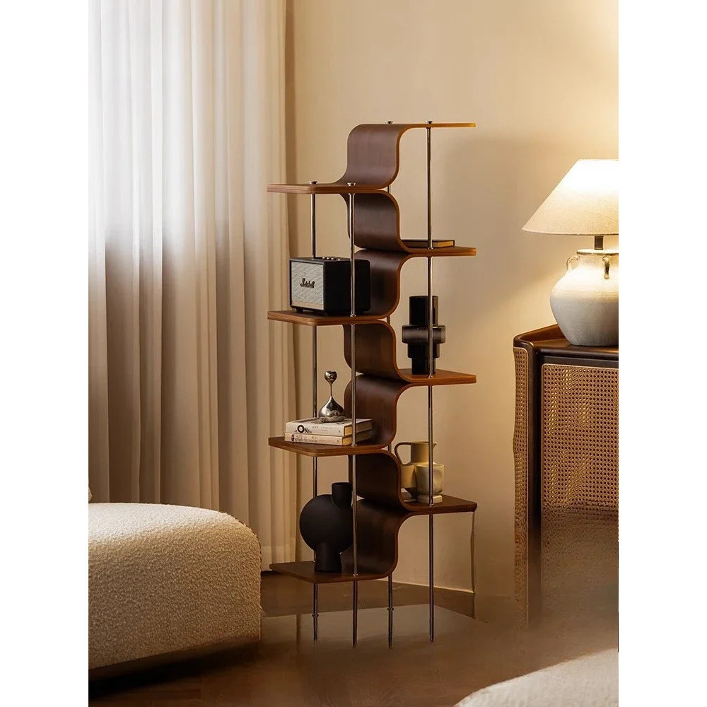 ทางเลือกสูงสุด ไม้เนื้อแข็งชั้นวางหนังสือที่เรียบง่ายชั้นชั้นชั้นห้องนั่งเล่นมุมหนังสือชั้นวางหนังสือขนาดเล็ก