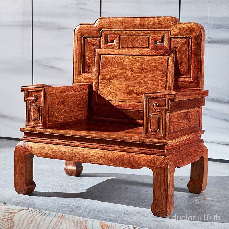 มะฮอกกานีเม่นไม้จันทน์สีแดงจีนสี เทียนเซียง โซฟารวมกันใหม่สไตล์จีนห้องนั่งเล่นชิงชันธรรมดาเฟอร์นิเจอร์ไม้เนื้อแข็งที่เรียบง่