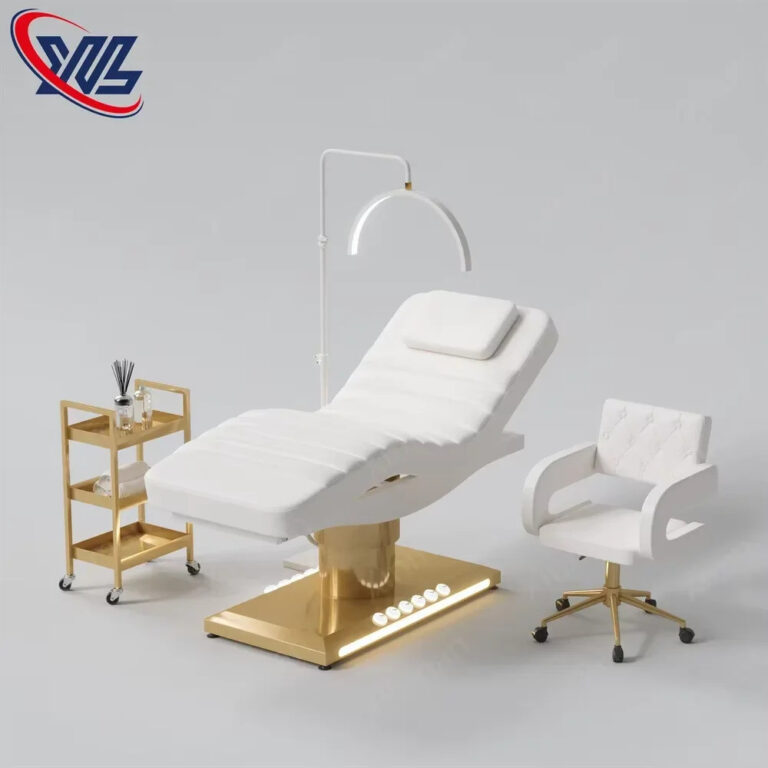 ร้านเสริมสวยเฟอร์นิเจอร์แชมพูเก้าอี้จัดแต่งทรงผมเก้าอี้พนักพิงปรับได้และที่วางเท้าสาหรับร้านทาผมเชิงพาณิชย์ใช้