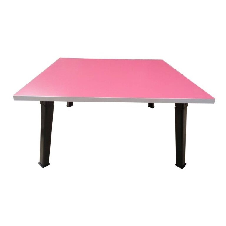 NK Furniline โต๊ะญี่ปุ่น ท็อปสี่เหลี่ยม 60x60ซมสีชมพู
