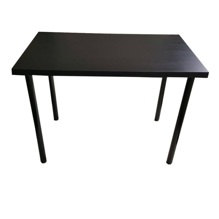 NK Furniline โต๊ะโล่ง โต๊ะเอนกประสงค์ รุ่น NKT60x100 สีดำ ท็อปน้ำตาลดำ