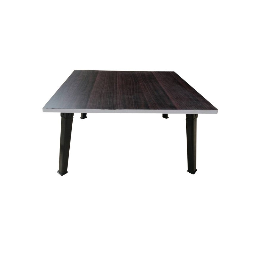 NK Furniline โต๊ะญี่ปุ่นสี่เหลี่ยม75x75ซมท็อปลายไม้ สีโอ๊ค