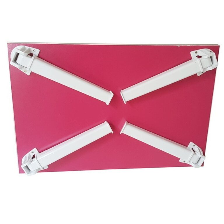 NK Furniline โต๊ะญี่ปุ่น 40x60ซมไม้pbฟอยล์2หน้าสีชมพู ขาขาว