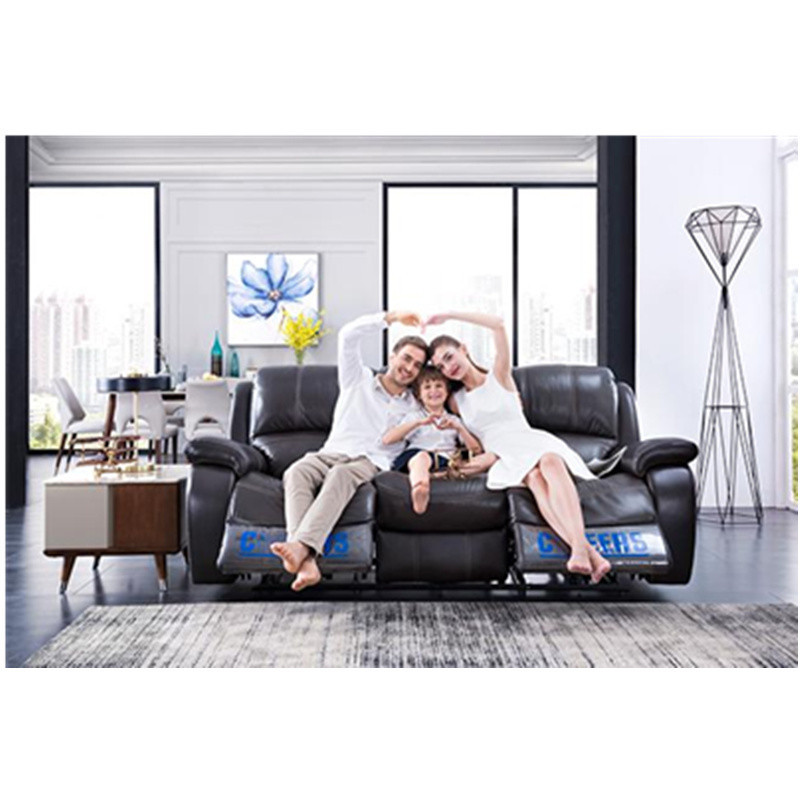 Zhihuashi โซฟาชั้นหนึ่งโซฟาสามที่นั่งโซฟาหนังแท้โซฟาทางาน Discovery Generation Simple EU5758M3