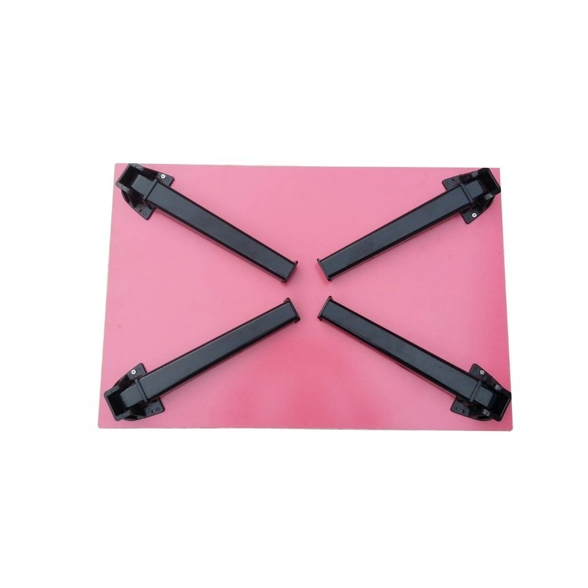 NK Furniline โต๊ะญี่ปุ่น 40x60ซมไม้pbฟอยล์2หน้าสีชมพู ขาดำ