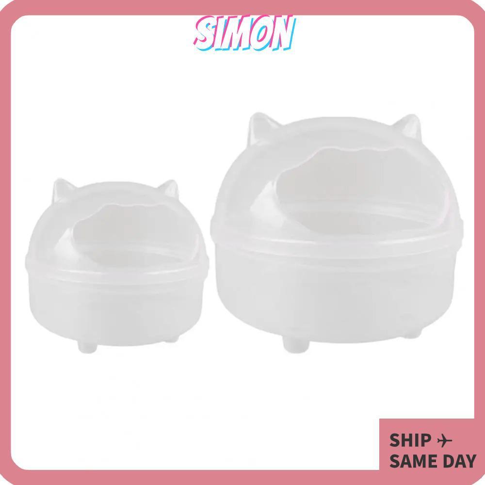 ว่ายน้า อ่างอาบน้าหนูแฮมสเตอร์ ห้องน้าหนูแฮมสเตอร์โปร่งใสป้องกันการรั่ว สาดการพิสูจน์ ที่ถอดออกได้ความจุขนาดใหญ่หนูแฮมสเตอร์ทรายอาบน้าภาชนะอุปกรณ์สัตว์เลี้