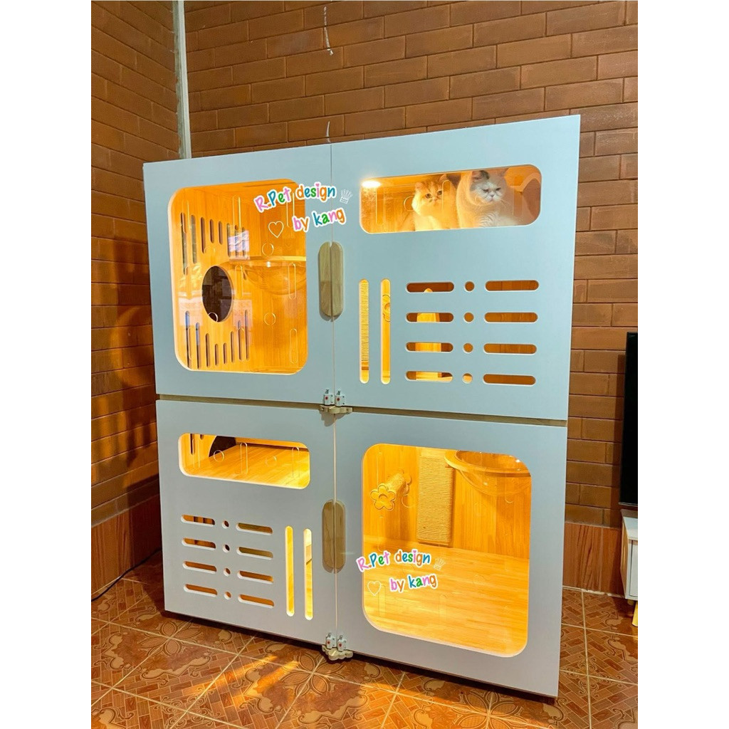 บ้านแมวขนาดกว้าง 150 สูง 180 ลึก 70