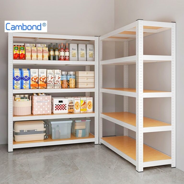 โปรโมชั่นเคลียร์สต็อกCambond ชั้นวางของเหล็กคาร์บอน 3456 ชั้น รับน้ำหนักได้มาก แข็งแรงทนทาน สีขาวสีดำ ชั้นเก็บของอเนกประสงค์ สำหรับบ้าน สำนักงาน คลังสินค้า และร้านค้า