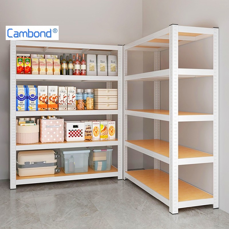 โปรโมชั่นเคลียร์สต็อกCambond ชั้นวางของเหล็กคาร์บอน 3456 ชั้น รับน้ำหนักได้มาก แข็งแรงทนทาน สีขาวสีดำ ชั้นเก็บของอเนกประสงค์ สำหรับบ้าน สำนักงาน คลังสินค้า และร้านค้า