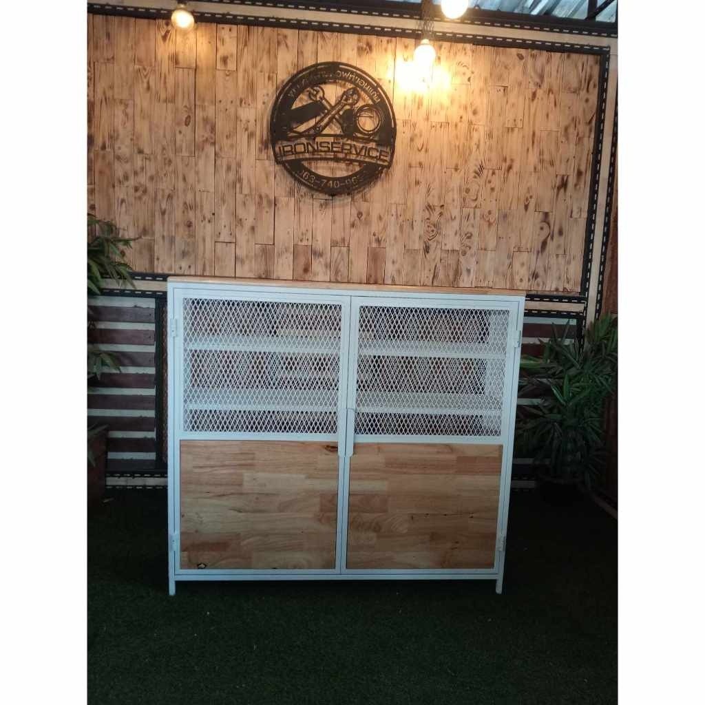 IRONSERVICE ชั้นวางรองเท้า 6 ชั้น พื้นตะแกรงเหล็กฉีก โครงเหล็กใช้เป็นเหล็กกันสนิม