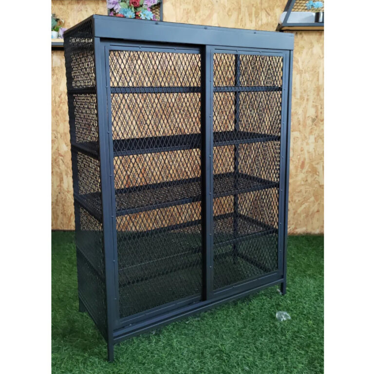 IRONSERVICE ชั้นวางรองเท้า 6 ชั้น บานสไลด์ โครงเหล็กเป็นเหล็กกันสนิม ตกแต่งบ้านสวยงาม