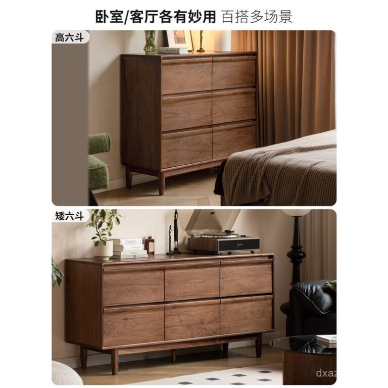 ลิ้นชักชั้นข้างเตียงบ้านวอลนัทไม้เนื้อแข็งประจาตู้เก็บของห้องนอนลิ้นชักชั้นยืนตู้ด้านข้าง HTPA