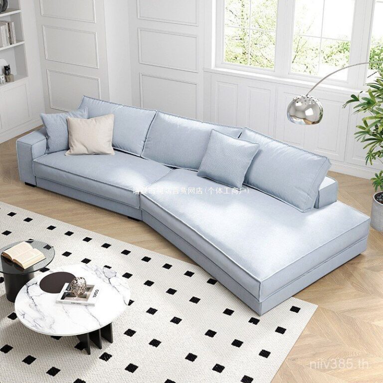 โซฟาผ้า Solfeier มุม bax Frosted โซฟาห้องนั่งเล่น Simple Single Relter รูปพิเศษ Budapest อิตาเลี่ยน UOBW