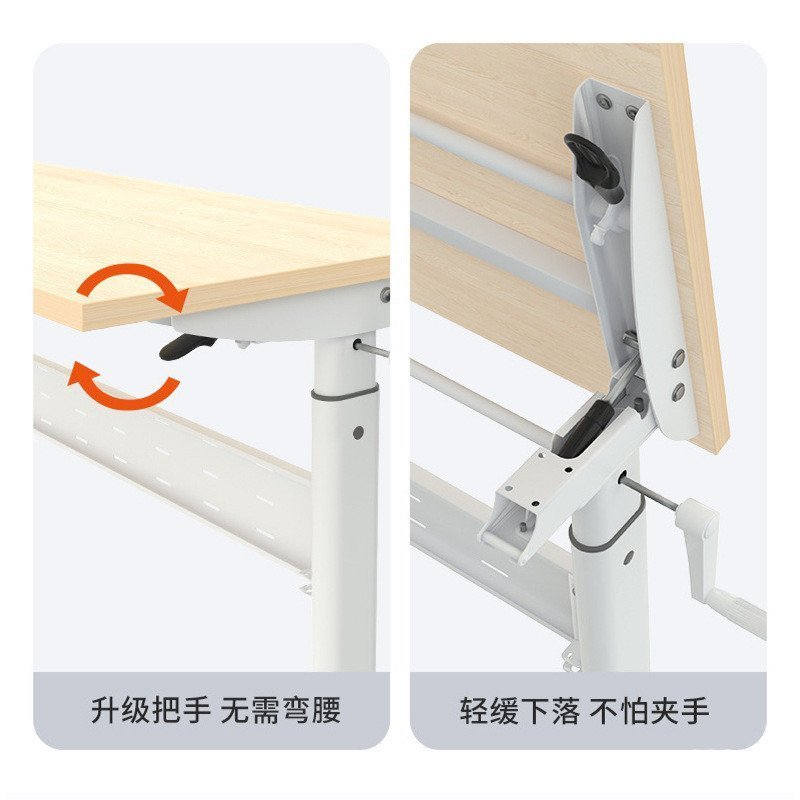 โต๊ะเขียนหนังสือมือเย็บในครัวเรือน Nanyang โต๊ะคอมพิวเตอร์โรงเรียนโต๊ะคอมพิวเตอร์ศึกษาฮาร์ดแวร์พับซื้อยกโต๊ะผนัง