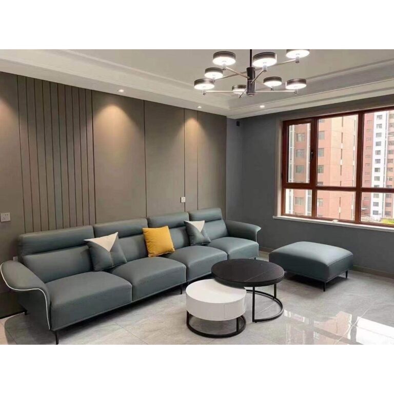 Scoxin Home Light Luxury Technology ผ้าทราย Discovery Generation Simple Small Apartment ห้องนั่งเล่นอิตาเลี่ยนโซฟาผ้า Nordic