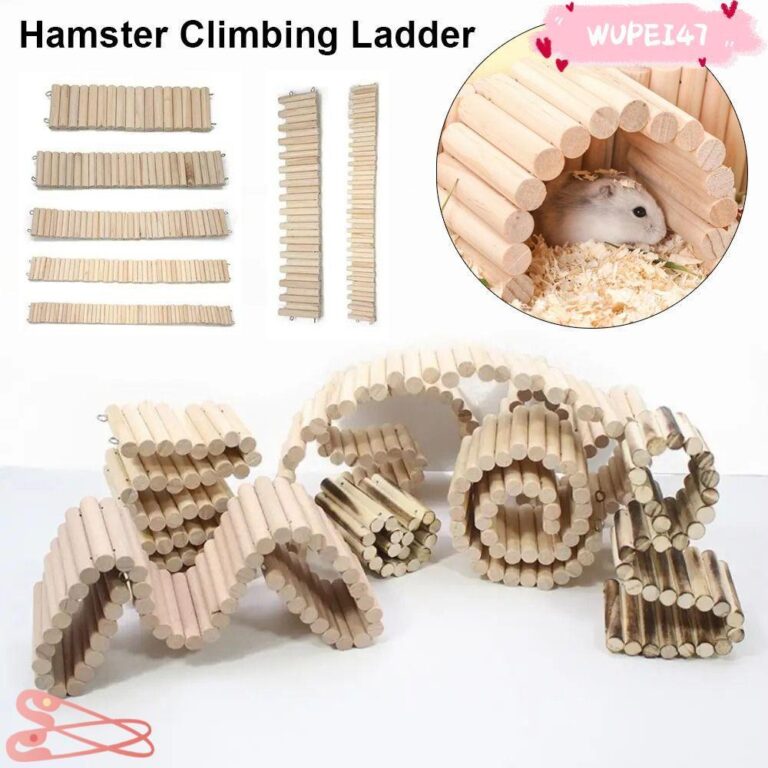 วูเป่ย47โฆษณา 1ชิ้นระงับสะพานกรงตกแต่งไม้ลวดชุดการเชื่อมต่อหนูแฮมสเตอร์ปีนบันได รั้วพาร์ทิชันมัลติฟังก์ชั่ติดตั้งง่ายชั้น