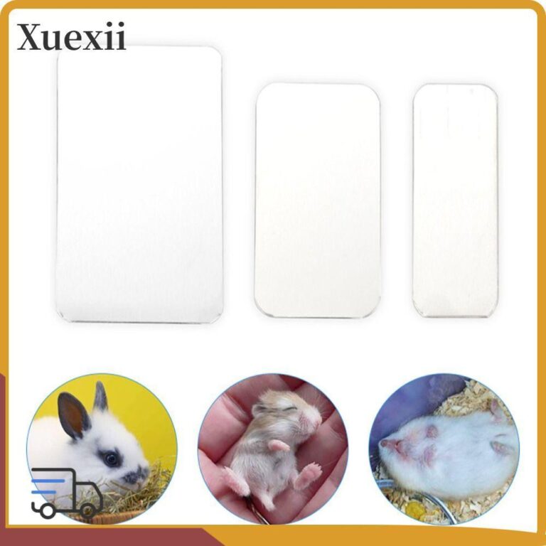 XUEXII แผ่นทาความเย็นหนูแฮมสเตอร์ แผ่นทาความเย็นสาหรับสัตว์เลี้ยงพลาสติกอลูมิเนียมสีเงิน อุปกรณ์กระต่ายหนูแฮมสเตอร์คุณภาพสูงแผ่นน้าแข็งสัตว์เลี้ยงเย็น