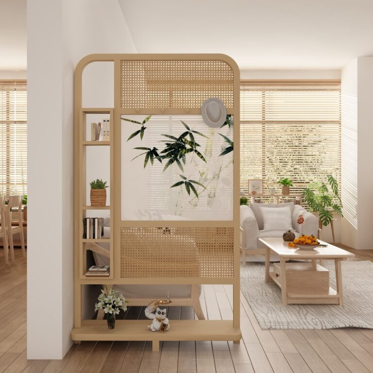 พาร์ติชั่นชั้นวางทางเข้าเต็มรูปแบบที่สามารถเคลื่อนย้ายปิดกั้นสามารถหน้าจอประตูไม้เนื้อแข็งทางเข้าข้างเตียงห้องนั่งเล่นห้องนอนหวาย