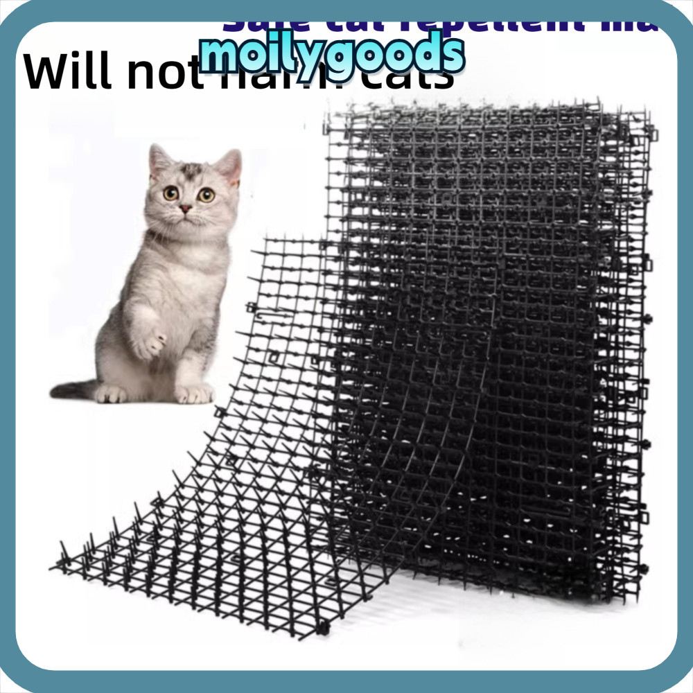 MOILYHD เสื่อป้องกันการปีนเขาสาหรับสัตว์เลี้ยง สามารถวางซ้อนกันได้ ไม่มี Harm Grid Soft Prick Catproof Mat ในร่มและกลางแจ้ง