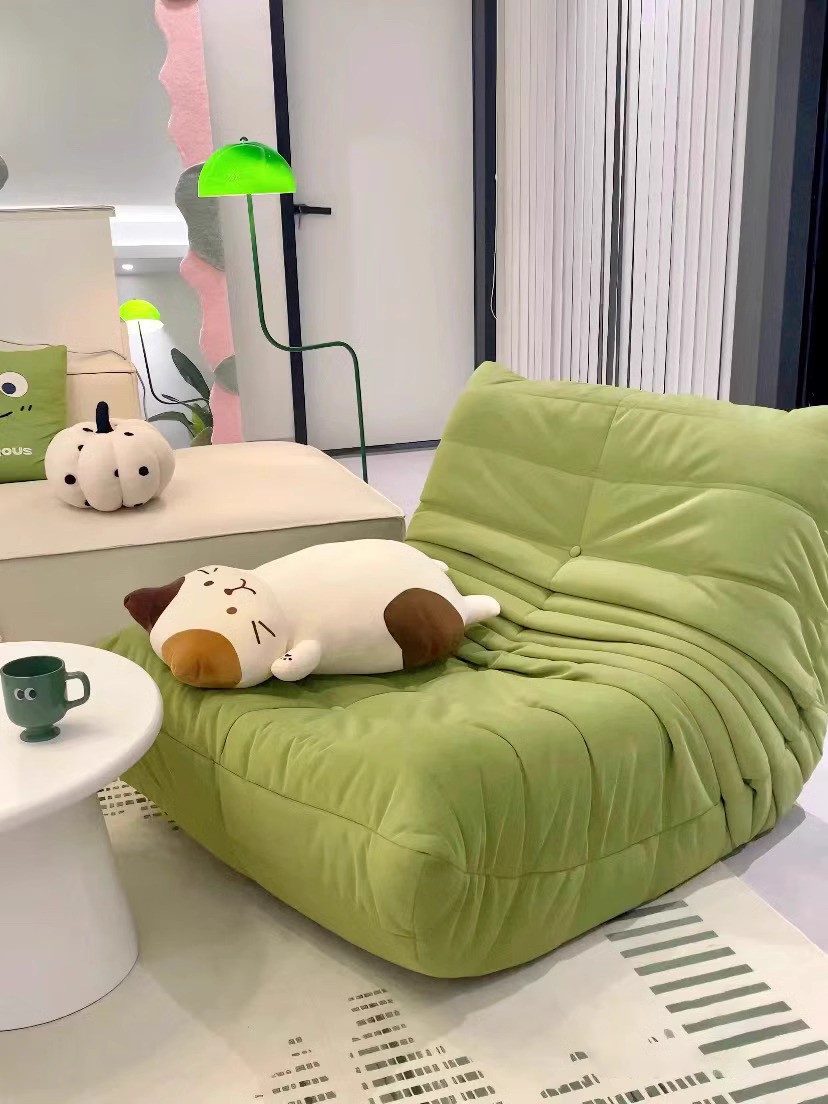 Preorder room ห้องนั่งเล่น wrp ห้องนอนโซฟาสามารถหนอนผีเสื้อครีม t ขี้เกียจนอนลงหรือนอน ระเบียงพักผ่อนเก้าอี้เดี่ยวนอนหลับ