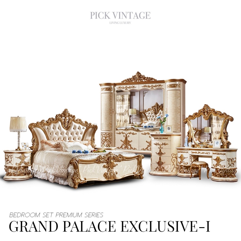 GRAND PALACE EXCLUSIVEI BEDROOM SET PREMIUM SERIES ชุดห้องนอนหลุยส์ พรีเมี่ยม รุ่น แกรนด์พาเลซ เอ็กคลูซีฟ 1