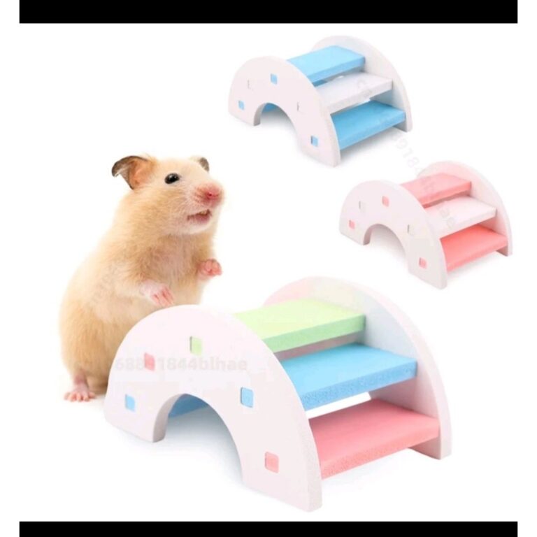 สะพานไม้ประกอบเอง ทนทาน ปลอดภัย น้ำหนักเบา สำหรับหนูแฮมเตอร์และสัตว์ฟันแทะ