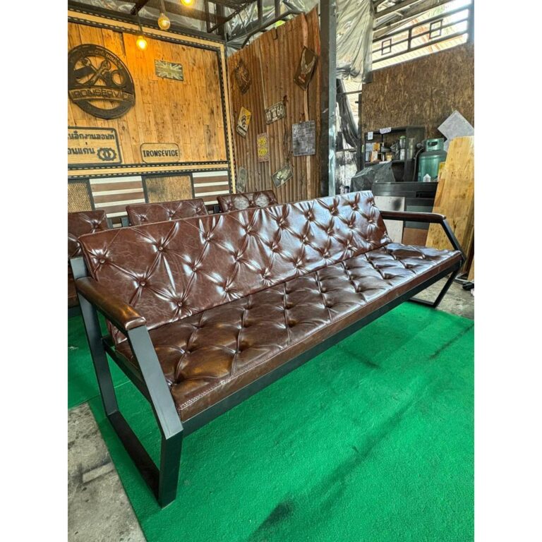 IRONSERVICE โซฟาเบาะ ยาวราคา1ตัว โครงเหล็กกันสนิม จัดส่งเร็ว