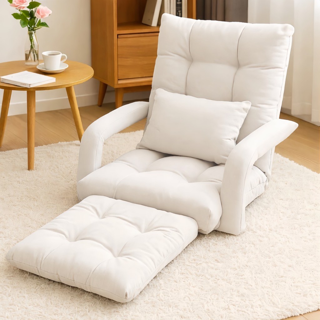 โซฟานั่งพื้นปรับนอนได้ เบาะรองนั่งมีพนักพิง โซฟาญี่ปุ่น Sofa Bed เบาะนุ่มรองรับสรีระ สวยมินิมอล