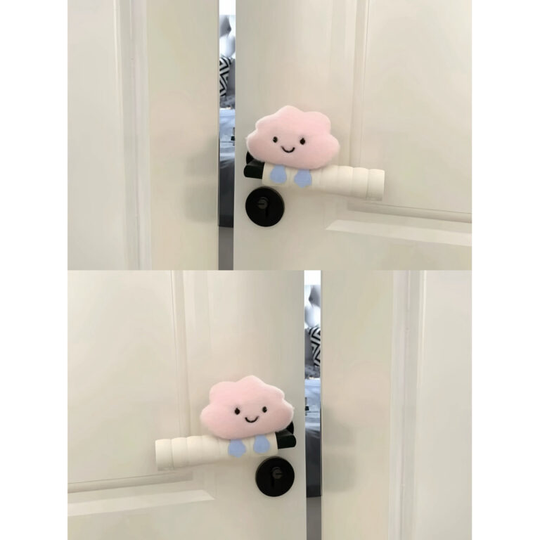 XYLDN14 น่ารัก Cloud Doorknob ถุงมือ Universal AntiCollision AntiStatic Wall Protection ห้องนอน Doorknob ป้องกัน