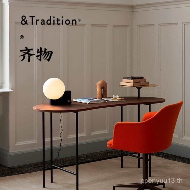 Tradition Palette JH9 Desk Palette Side Table โต๊ะเครื่องแป้งหินอ่อนทองเหลืองเรียบง่าย