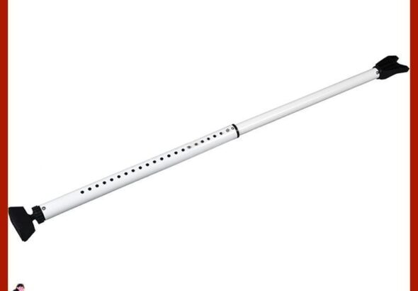 kimgarcia ประตูความปลอดภัยบาร์และเลื่อนลานบาร์ Heavy Duty Stop Adjustable Jammer Adjustable Telescopic Door Bar