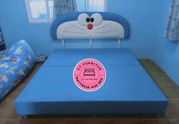 เตียงนอนโดเรม่อน น่ารักๆ สินค้าสวยตรงปก 35 ฟุต 5ฟุต 6ฟุต