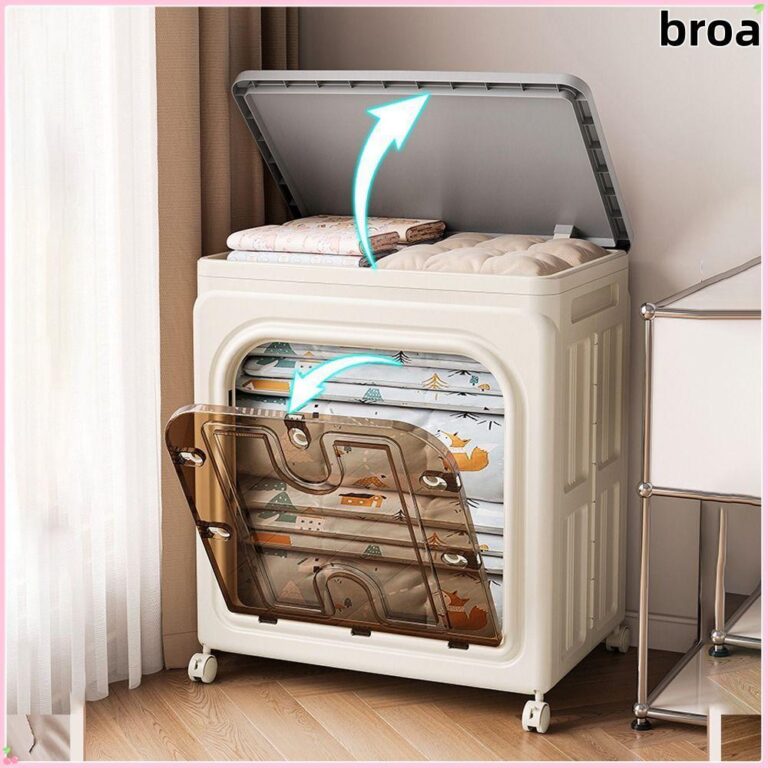 พี่ชาย กล่องเก็บของพับตู้เก็บของความจุขนาดใหญ่อเนกประสงค์ทนทานกับลูกรอกประหยัดพื้นที่ของเล่นออแกไนเซอร์สาหรับองค์กรบ้