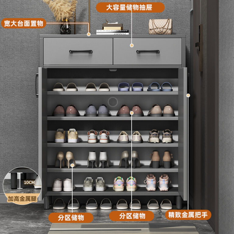 ตู้รองเท้าตู้แบบบูรณาการครัวเรือนทางเข้าประตูที่เรียบง่ายทันสมัยจัดเก็บล็อคตู้ทางเข้าประหยัดทางเข้าขนาดเล็ก