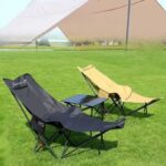 Greenforst เก้าอี้แคมป์ปิ้ง เก้าอี้ปิกนิก เก้าอี้สนามพับเก็บได้พกพาสะดวก เก้าอี้ปรับนอนได้4ระดับ มีที่พักขา รุ่น 2031